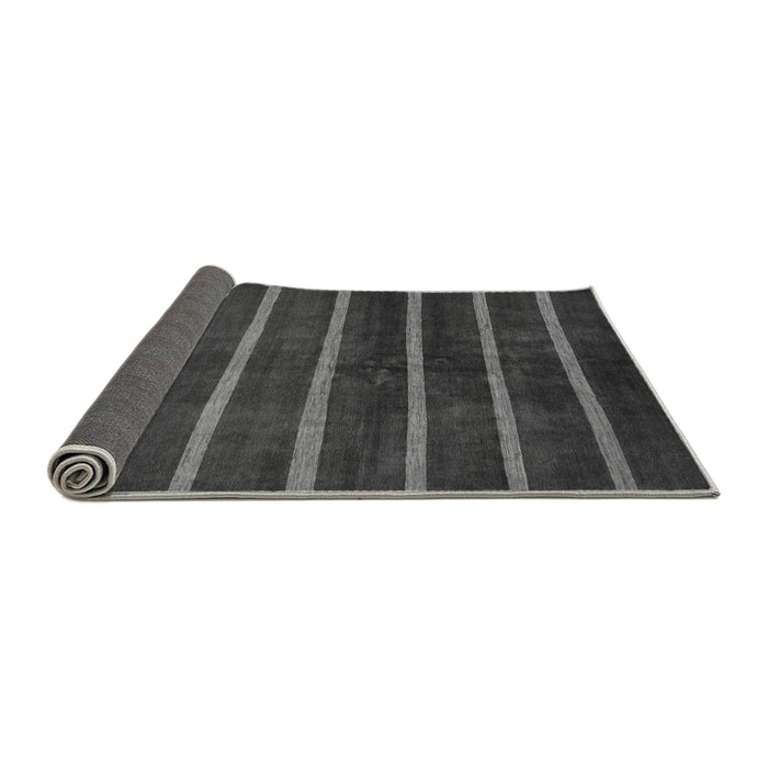 Sideview of Oriental Gray Modern Rug, abs266gry