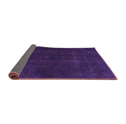 Sideview of Persian Purple Bohemian Rug, abs2670pur