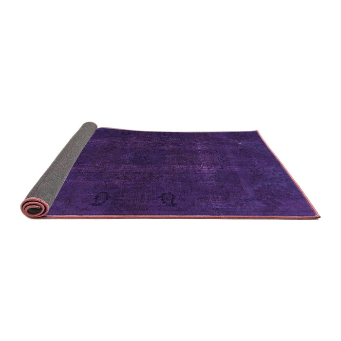 Sideview of Persian Purple Bohemian Rug, abs2670pur