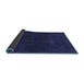 Sideview of Persian Blue Bohemian Rug, abs2670blu