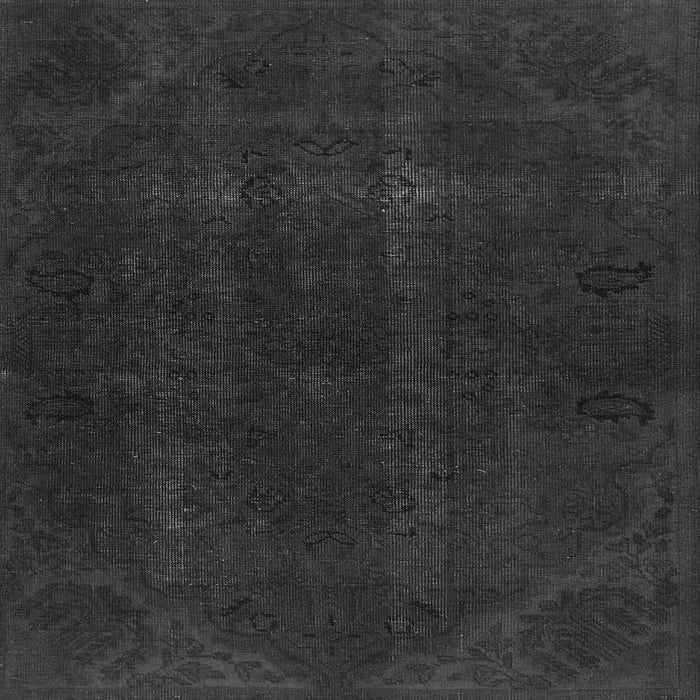 Square Machine Washable Persian Gray Bohemian Rug, wshabs2670gry