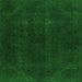 Square Persian Green Bohemian Rug, abs2670grn