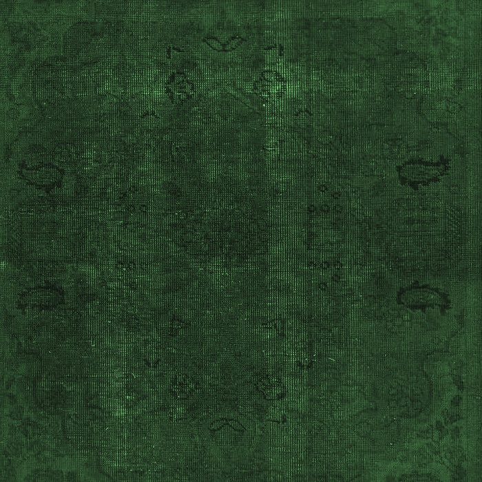 Machine Washable Persian Emerald Green Bohemian Area Rugs, wshabs2670emgrn