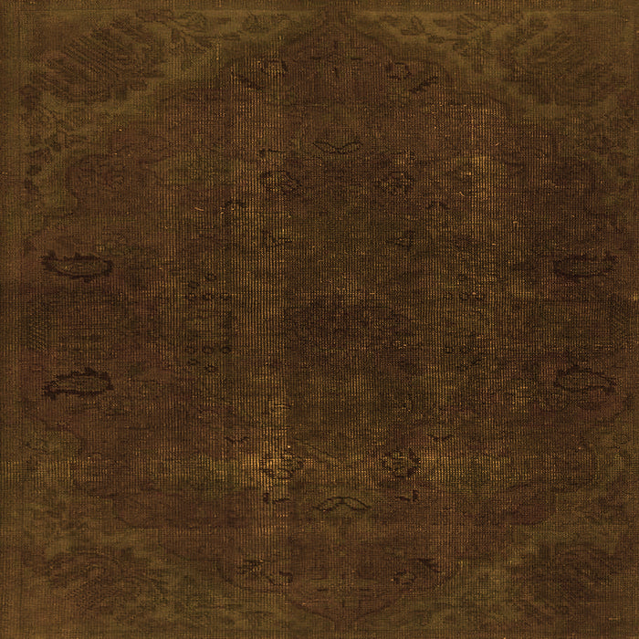 Square Persian Orange Bohemian Rug, abs2670org
