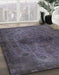 Machine Washable Abstract Plum Purple Rug in a Family Room, wshabs2671