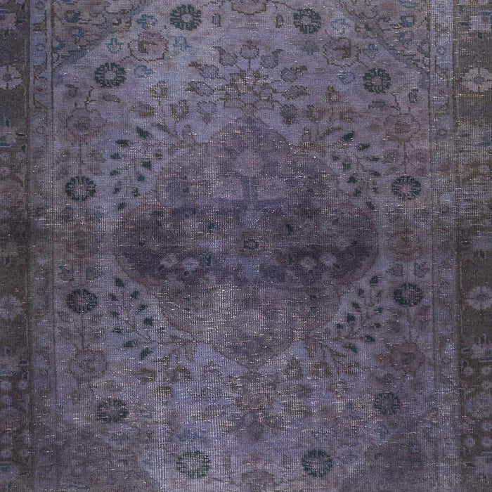 Machine Washable Abstract Plum Purple Rug, wshabs2671