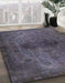 Abstract Plum Purple Modern Rug in Family Room, abs2671