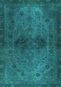 Abstract Turquoise Modern Rug, abs2671turq