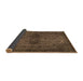 Sideview of Abstract Brown Modern Rug, abs2671brn