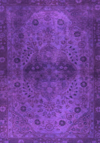 Abstract Purple Modern Rug, abs2671pur