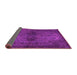 Sideview of Abstract Pink Modern Rug, abs2671pnk