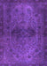 Machine Washable Abstract Purple Modern Area Rugs, wshabs2671pur