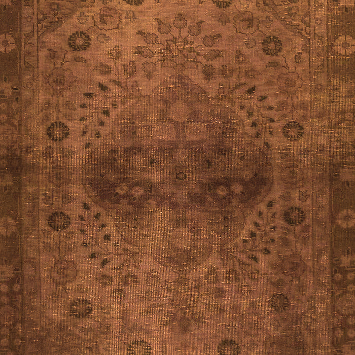 Machine Washable Abstract Orange Modern Area Rugs, wshabs2671org