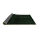 Sideview of Abstract Emerald Green Modern Rug, abs2672emgrn