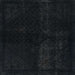 Square Abstract Gunmetal Green Modern Rug, abs2672