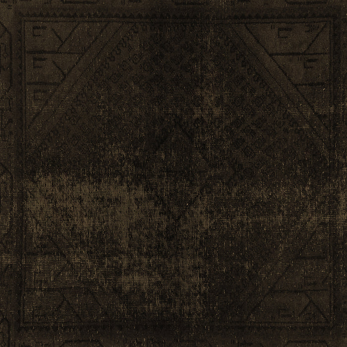 Square Machine Washable Abstract Brown Modern Rug, wshabs2672brn