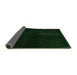 Sideview of Abstract Green Modern Rug, abs2672grn