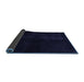 Sideview of Abstract Blue Modern Rug, abs2672blu