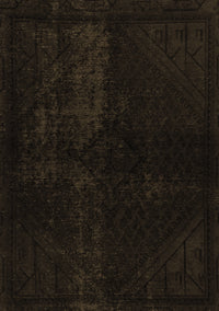 Abstract Brown Modern Rug, abs2672brn