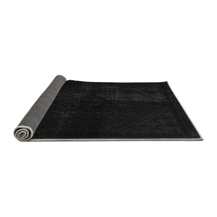 Sideview of Abstract Gray Modern Rug, abs2672gry