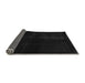 Sideview of Abstract Gray Modern Rug, abs2672gry