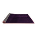 Sideview of Abstract Pink Modern Rug, abs2672pnk