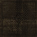 Square Abstract Brown Modern Rug, abs2672brn