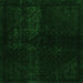 Square Machine Washable Abstract Green Modern Area Rugs, wshabs2672grn