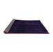 Sideview of Abstract Purple Modern Rug, abs2672pur