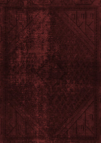 Abstract Red Modern Rug, abs2672red