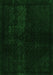 Machine Washable Abstract Green Modern Area Rugs, wshabs2672grn