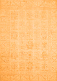 Oriental Orange Traditional Rug, abs2673org