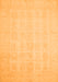 Machine Washable Oriental Orange Traditional Area Rugs, wshabs2673org