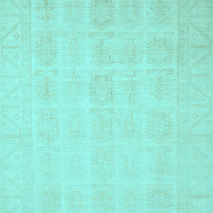 Oriental Light Blue Traditional Rug, abs2673lblu