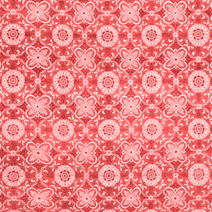 Machine Washable Abstract Red Modern Rug, wshabs2674red