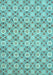 Machine Washable Abstract Light Blue Modern Rug, wshabs2674lblu