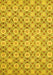 Abstract Yellow Modern Rug, abs2674yw