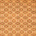 Square Abstract Orange Modern Rug, abs2674org