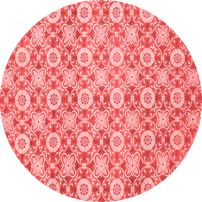 Abstract Red Modern Rug, abs2674red