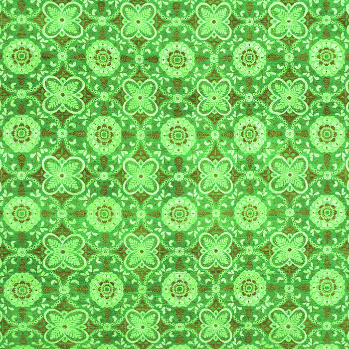 Abstract Green Modern Rug, abs2674grn