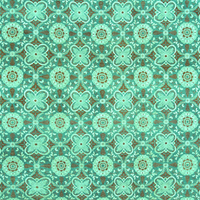 Abstract Turquoise Modern Rug, abs2674turq