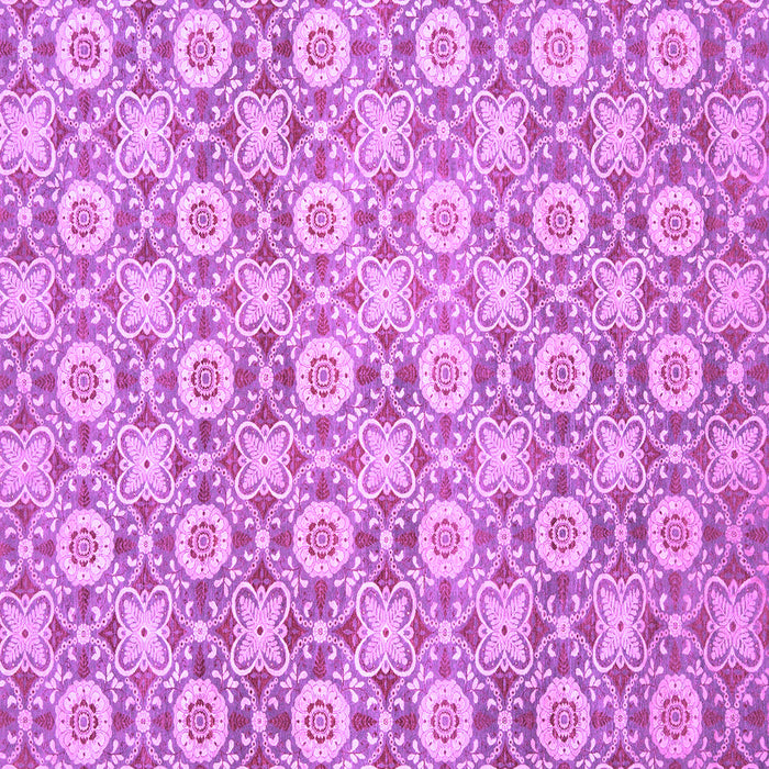 Square Abstract Purple Modern Rug, abs2674pur