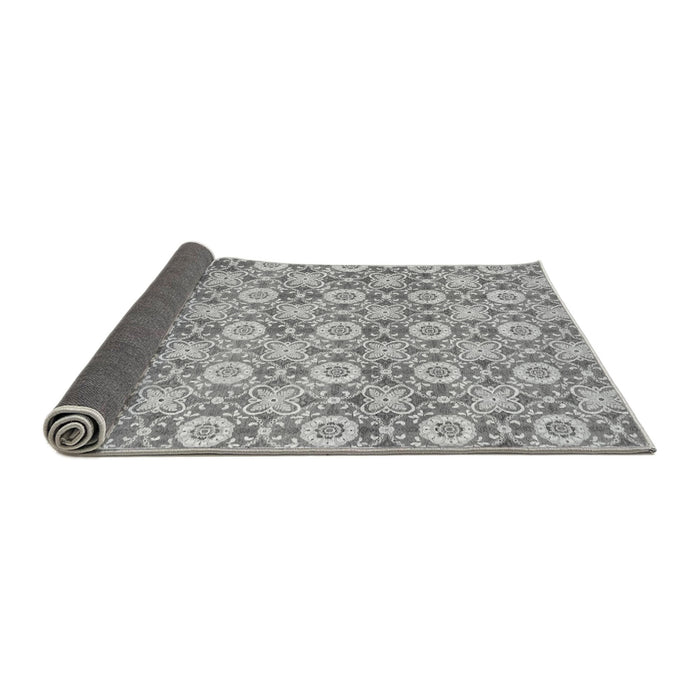 Sideview of Abstract Gray Modern Rug, abs2674gry