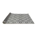 Sideview of Abstract Gray Modern Rug, abs2674gry