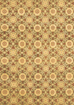 Abstract Brown Modern Rug, abs2674brn