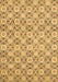 Abstract Brown Modern Rug, abs2674brn