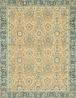 Abstract Brown Gold Oriental Rug, abs2675