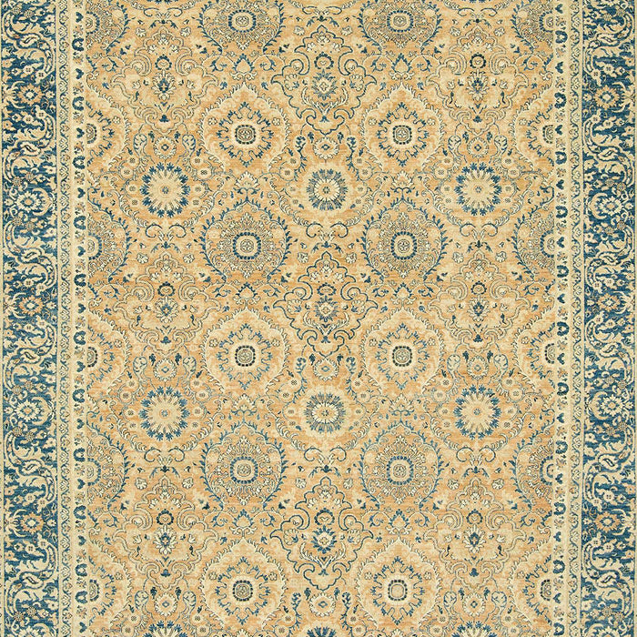 Abstract Brown Gold Oriental Rug, abs2675