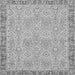 Square Oriental Gray Traditional Rug, abs2675gry