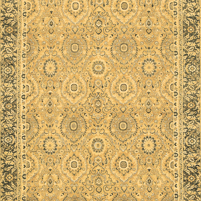 Machine Washable Oriental Brown Traditional Rug, wshabs2675brn